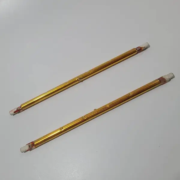 镀金红外线灯管 AHD 1200W 120V 塑料吹瓶机用钨丝加热管 254MM
