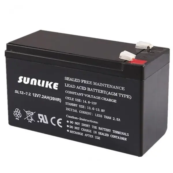 SUNLIKE蓄电池SL12-12 12V12AH太阳能 直流屏 UPS/EPS电源配套使用