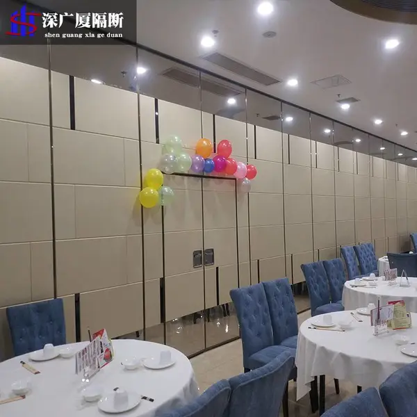 厂家直销酒店活动隔断屏风移动隔音墙