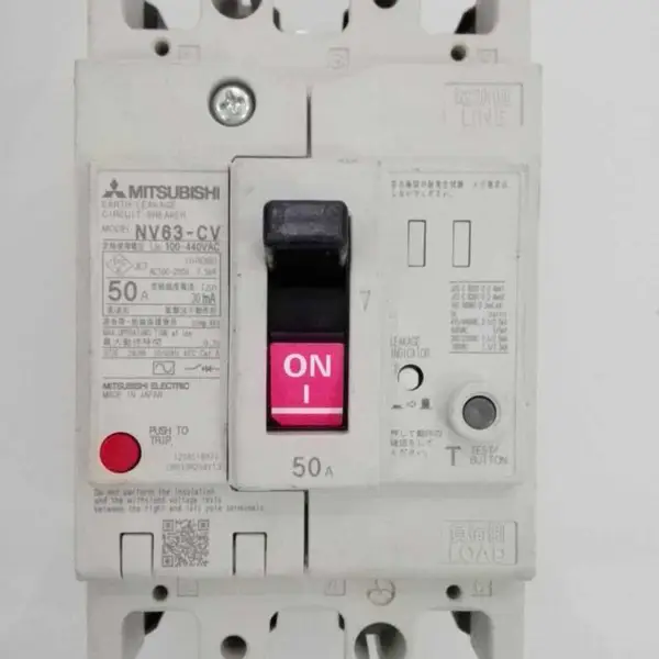***特卖三菱电机塑壳式断路器NV63-CV 三相3P漏电开关 原装正品