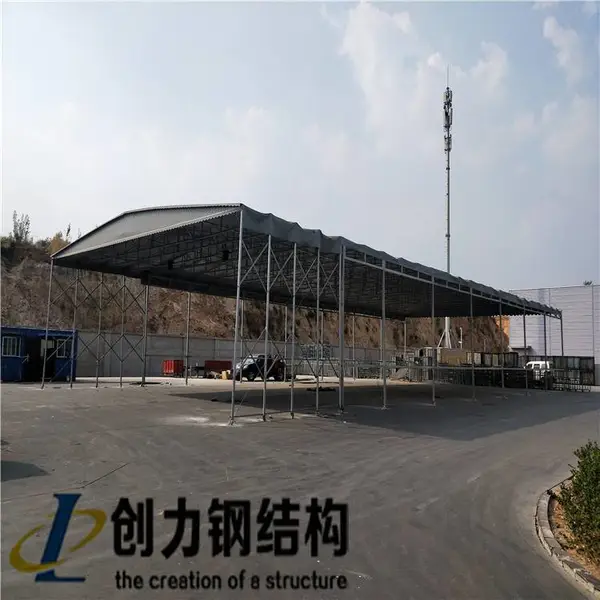 供应湖北神农架活动雨棚 移动推拉篷 刀刮布帐篷