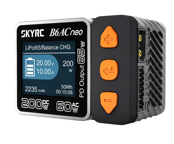 天空创新 SkyRC B6ACneo航模平衡充电器 口袋充电器 锂电池充电器