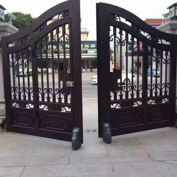 黄石别墅大门智能开门电机 八字对开大门电机阿尔卡诺智能平开电机