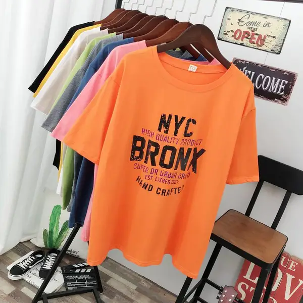 称斤服装批发货源联系方式女装T恤大量夏季库存品牌女装尾货批发市场