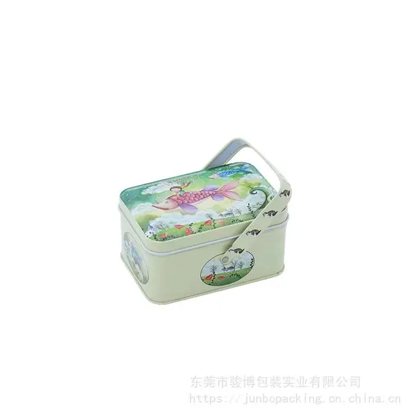 厂家直销马口铁创意型手提收纳盒食品罐通用玩具糖果马口铁罐