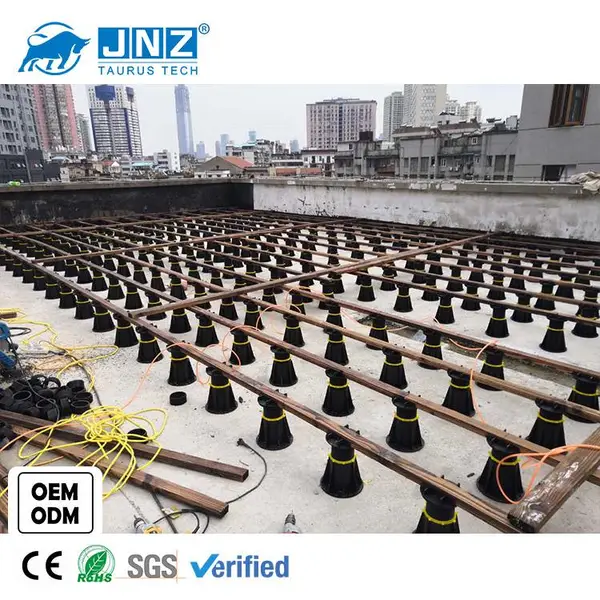 金牛座万能支撑器 石材水景旱喷木塑地板架空调节木龙骨支撑器