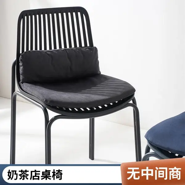 高档餐椅 餐厅轻奢简约北欧椅子 酒店休闲带扶手椅 实木镀金皮 布