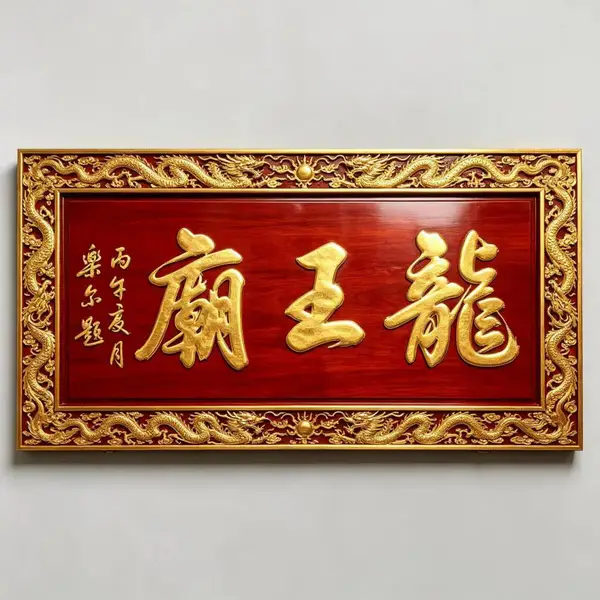 焕环祥 宗祠龙纹雕花牌匾定做 祖祠功德匾定制 宗祠神位牌神龛制作