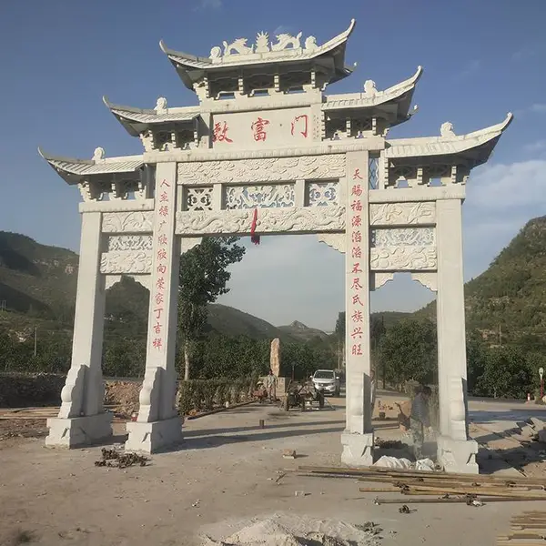 望都石雕牌坊定做流程