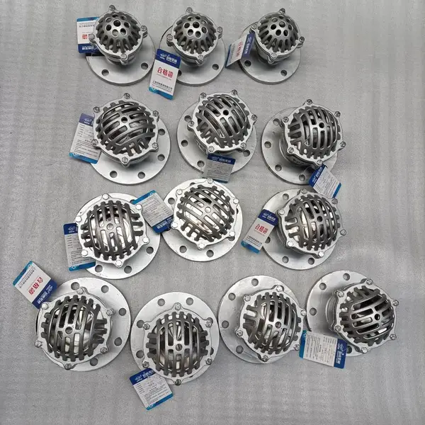 H42X-16P不锈钢304/316L防止管道介质逆流底阀型号规格尺寸