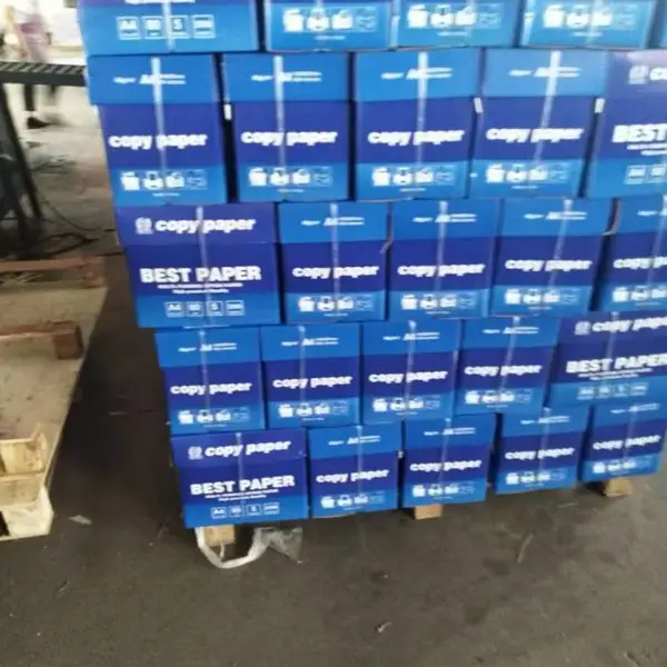 中性英文包装整箱5包2500张全木浆静电A4复印纸打印纸80g厂家