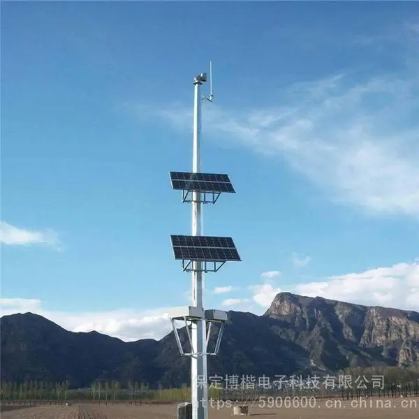 太阳能监控供电系统 工程安防监控12V无电无网摄像头室外光伏