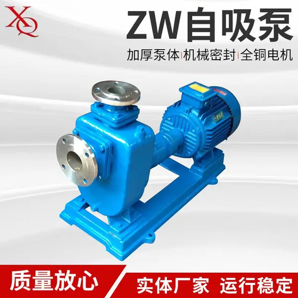 ZW自吸泵 自吸式电动无堵塞排污泵 自吸泵 污水提升泵