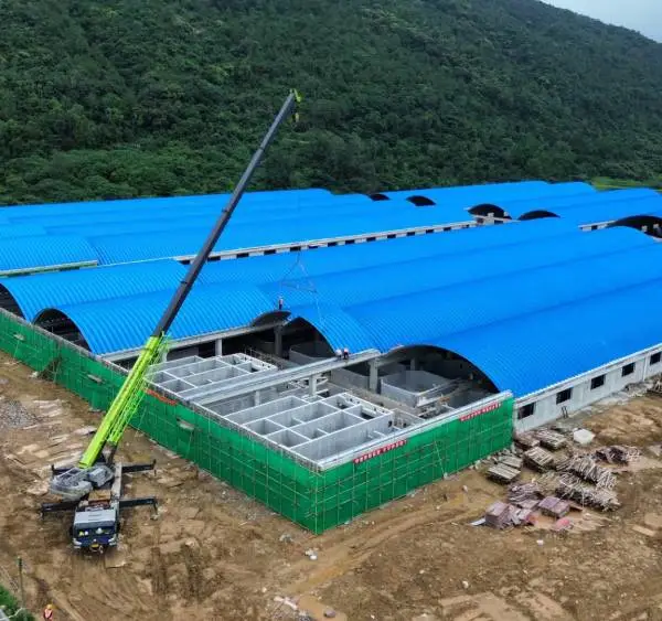 供应江苏盐城拱形屋顶-610型无梁拱制作安装