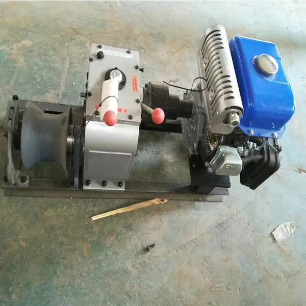 赛予线路施工用JJC-30电力牵引机动绞磨收线牵引机柴油绞磨机