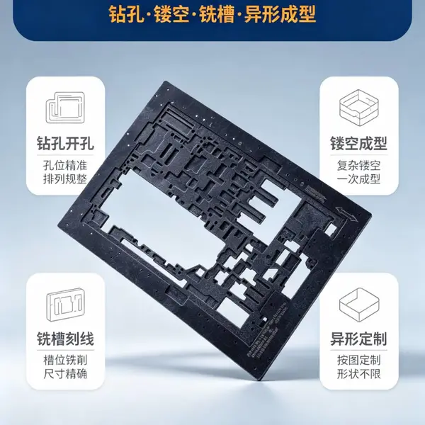 合成石治具载具定制 SMT 回流焊过炉治具PCB波峰焊合成石载具CNC