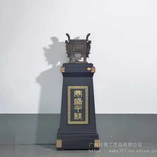 广东木雕佛像摆件定制 铜鼎摆件礼品 铜鼎摆件