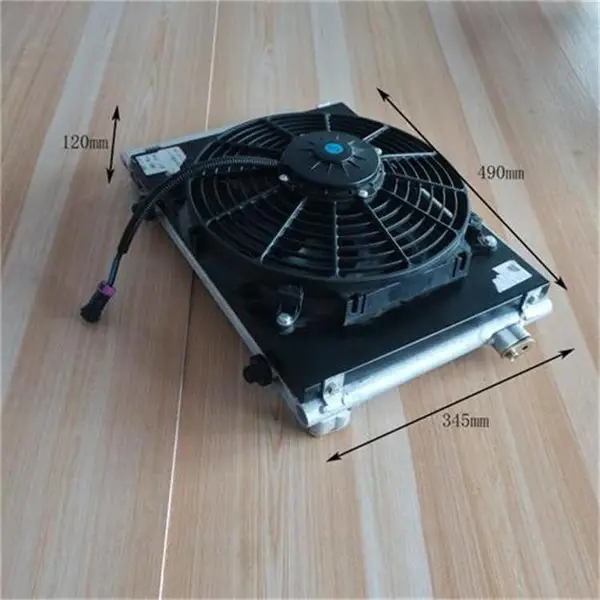 飞祥车辆丽驰新能源电动汽车空调冷凝器风扇总成系统4132