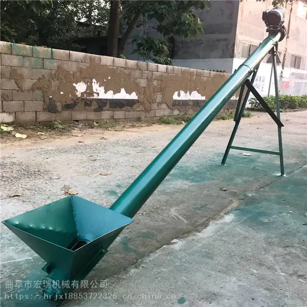 水泥灰螺旋上料机,碎石灰石膏输送上料机,泥沙浆输送机