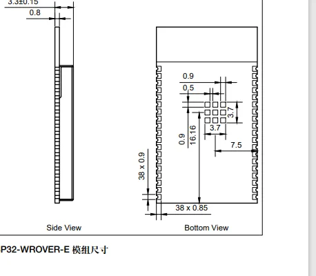 ���δ�����ESP32-WROVER-E-N16R8 ģ��