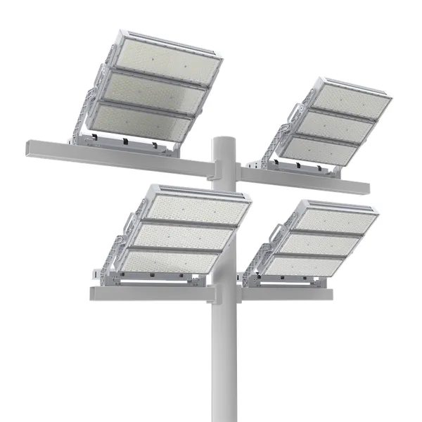 芯鹏达1800W 高杆球场灯鳍片散热 5050 芯片模组可 360° 旋转高光效