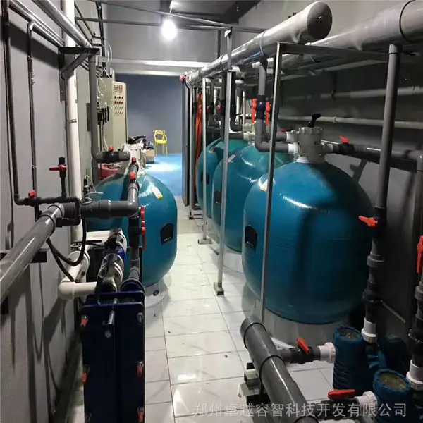 宁夏游泳池水处理设备 泳池水循环过滤砂缸 游泳馆水循环过滤工程