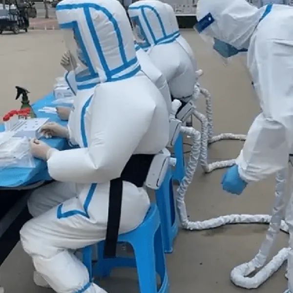 青岛路博LB-3320防护服空调送风机 防护服制冷机夏日送清凉