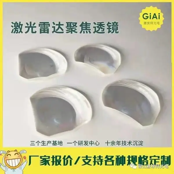 汽车无人驾驶雷达上使用的影像系统镜头定制,包括柱面镜