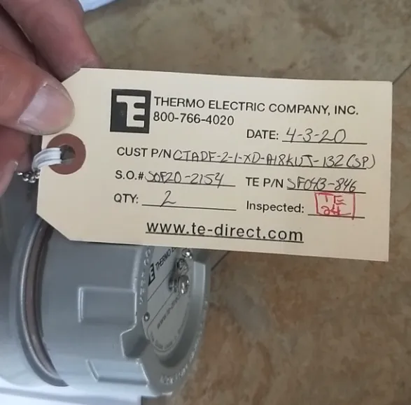供应Thermo Electric 热电偶 CTADF-2-1-XD-A18KUJ-132-(SP)