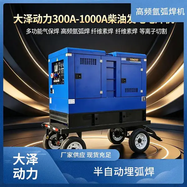 三相电500A焊接发电机柴油移动电焊机