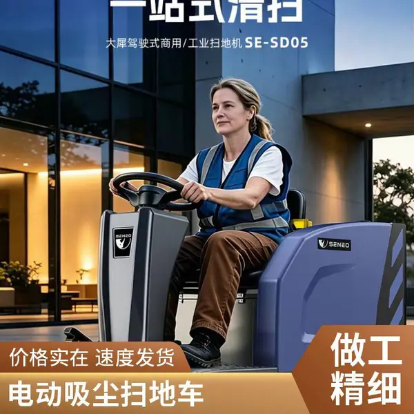 电动驾驶式扫地车 厂区园区物业道路粉尘垃圾清扫吸尘清洁设备 厂家直供
