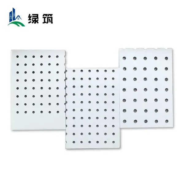 绿筑 轻质穿孔吸音板 硅酸钙吸声板 厂房办公吊顶