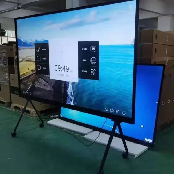 扬程100寸4K会议平板触控一体机|解决高效会议大屏方案