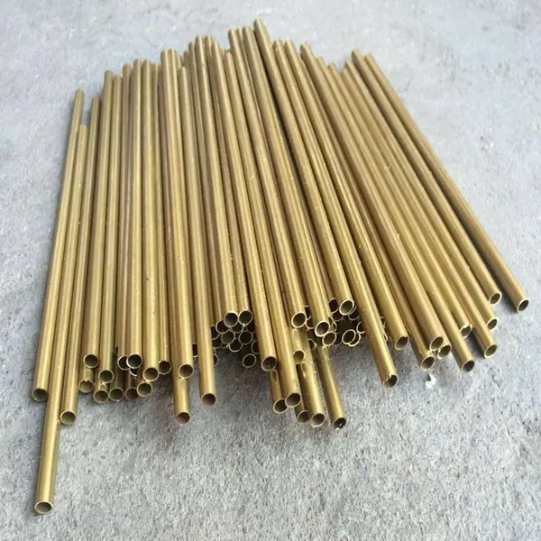 h62薄壁毛细黄铜管 五金饰品加工 无缝空心黄铜套 H65小铜管