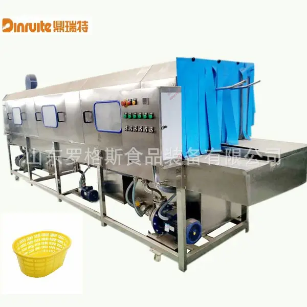 不锈钢烤盘清洗机 糕点模具容器清洗设备 瑞特洗筐机