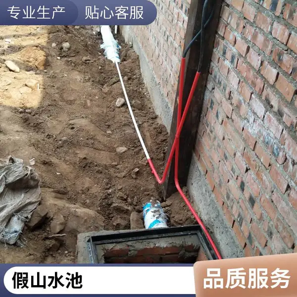 昌平别墅花园设计安装假山喷泉假山制作别墅庭院绿化设计室外