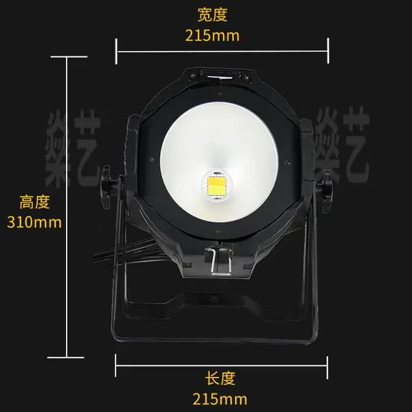 厂家直销100W 200WCOB 演出影视cob帕灯led暖白面光灯婚庆舞台灯光音响设备