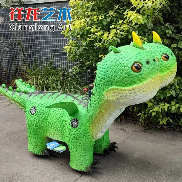 恐龙造型跑跑车 仿真恐龙电瓶车 广场游乐车商场骑行电瓶车