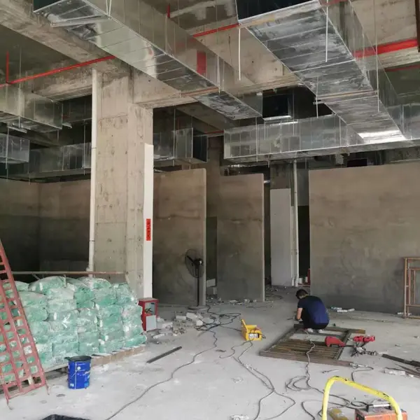 深圳市鑫旺酒店饭店酒楼餐厅新风工程安装通风排烟管道系统工程设计