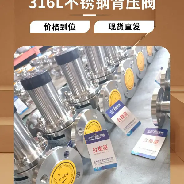 BYF-16P DN80 流量调节专用法兰连接不锈钢背压阀用途