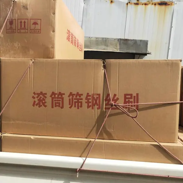 砖厂筛网外绕9弹簧刷 砖机筛网防堵眼钢丝刷 筛网钢丝刷辊可以定