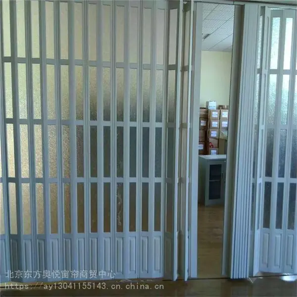 定做商场折叠门 伸缩推拉折叠门 上门测量安装