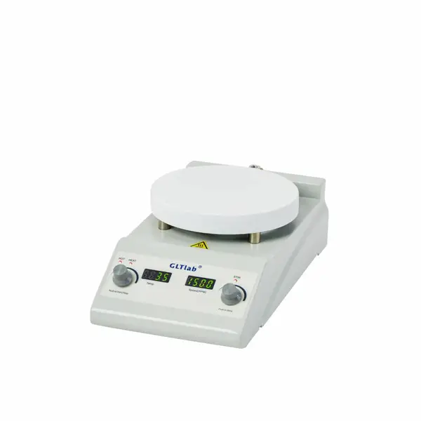 GLTLab实验室铝制圆盘加热磁力加热搅拌器 防外溢 1500转