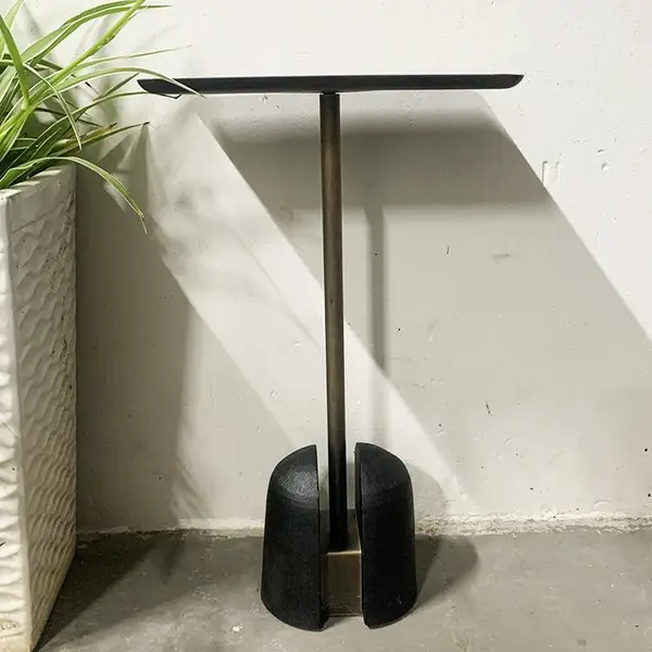 青铜家具客房沙发铜边几