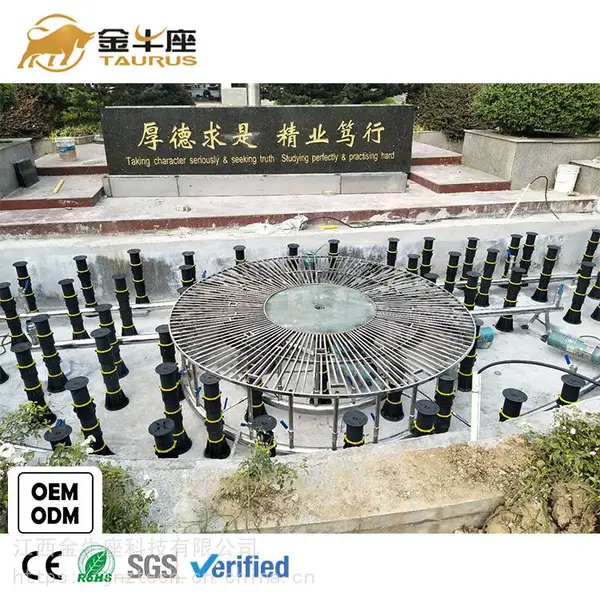 支撑器石材架空喷水景花园水槽架屋顶户外基本款商场加强款