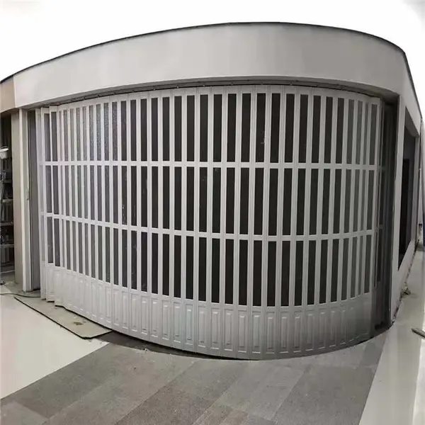 铝合金折叠门 水晶折叠门 pvc折叠推拉门 上门安装