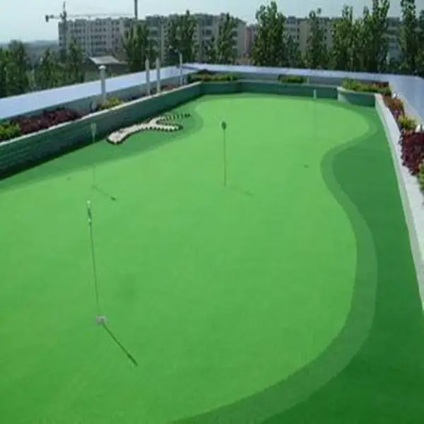 门球场人造草坪仿真果岭草高尔夫假草皮地毯塑料曲丝门球草坪