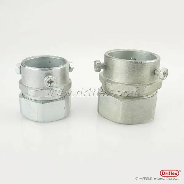 一洋五金供应三螺栓锁紧接头DN10~100mm工程用穿线连接器