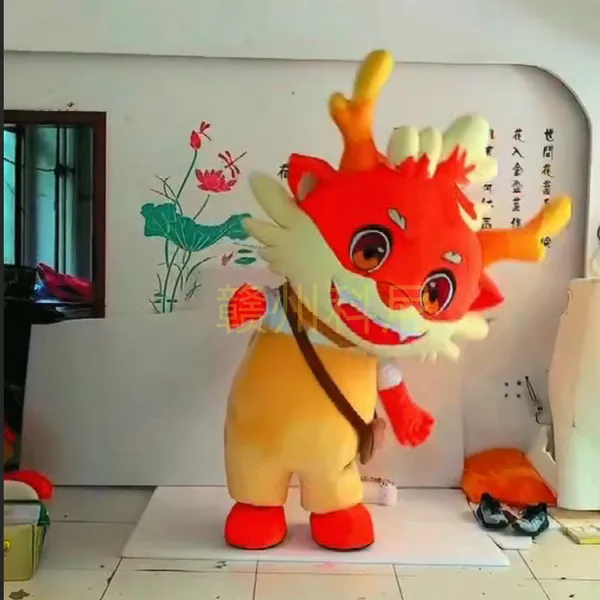 节日吉祥物人偶服定制 企业 IP 卡通服装定做 泡沫雕刻高端品质
