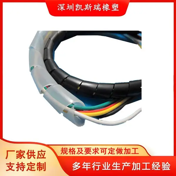 凯斯瑞理线缠绕管硅胶pp材质8mm外径1mm壁厚产地耐温耐腐蚀